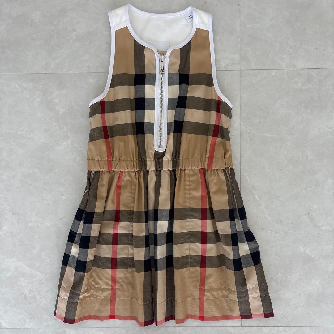 BURBERRY キッズ チェック柄 ノースリーブワンピース 値下げBurberry