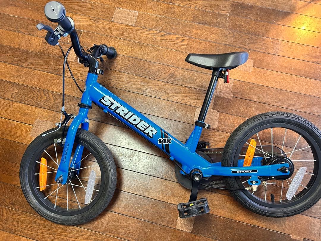 STRIDER 14X キッズバイク 青 STRIDER 14x キッズバイク 青 14インチ STRIDER 14X 幼児用自転車 青