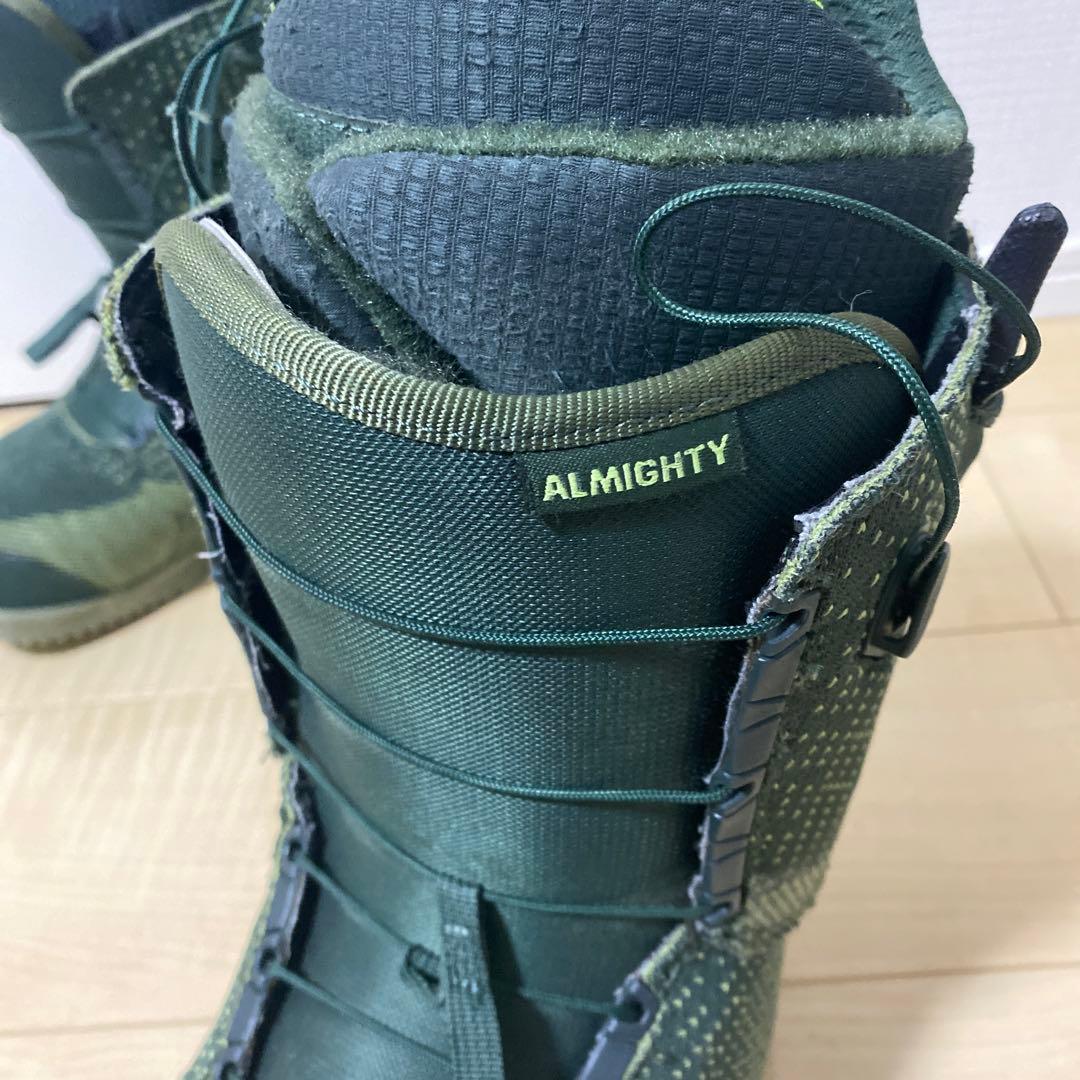 【美品_即日発送】BURTON スノボブーツ ALMIGHTY 27.0cm