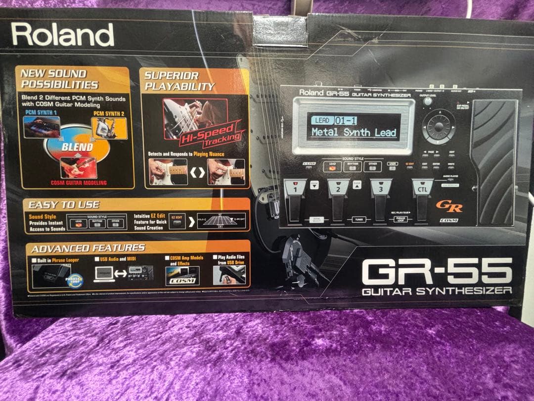 m*n様 Roland GR-55 ギターシンセサイザー Roland GR-55 Guitar Synthesizer Black With GK-3 Divided Pickup
