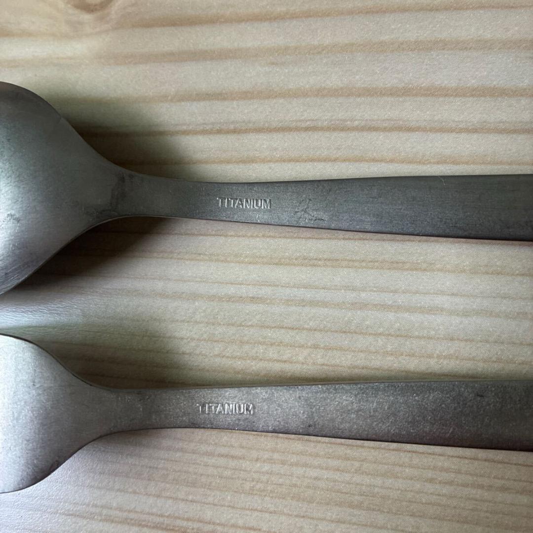 MIZO ミゾー チタン製 フォーク、スプーン 2点セット - メルカリ