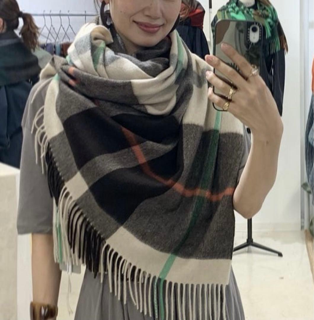 Joshua Ellis 22AW カシミヤ大判ストール CPG 51799 - メルカリ