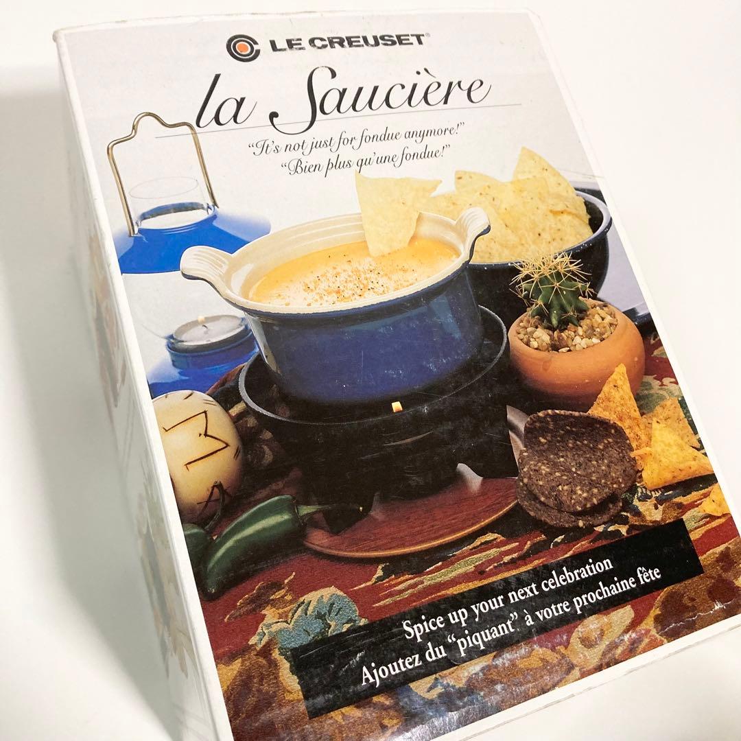 美品 ル・クルーゼ ミニフォンデュ鍋 セット チーズフォンデュ - メルカリ