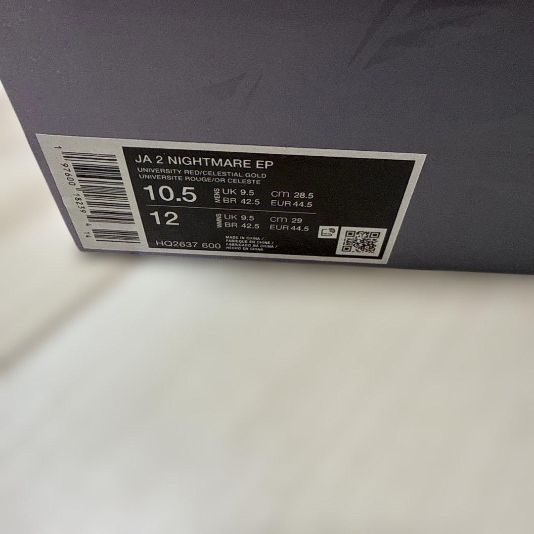 シューズ(男性用) NIKE JA2 NIGHTMARE EP 28.5cm