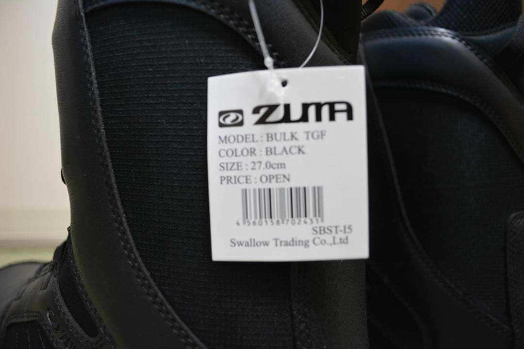 zuma ブラック スノーボードブーツ 27.0cm 新品未使用