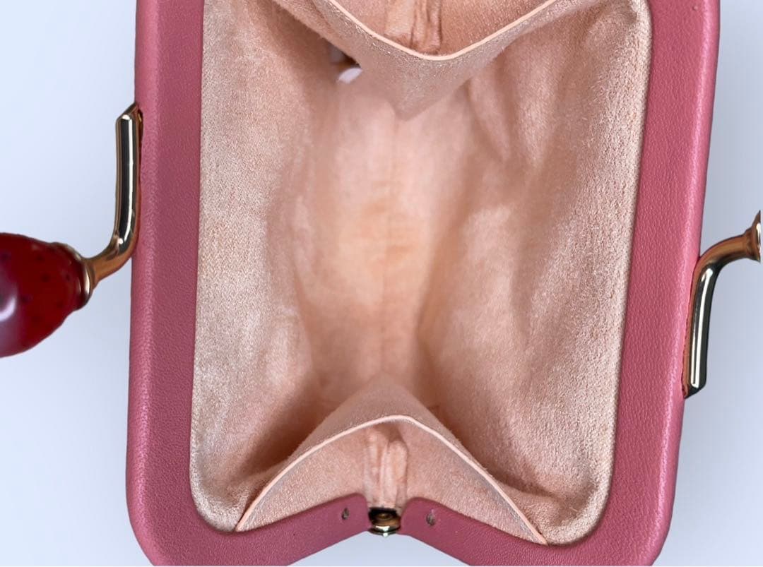 新品未使用】 コーチ キスロック がま口財布ピンク コインケース