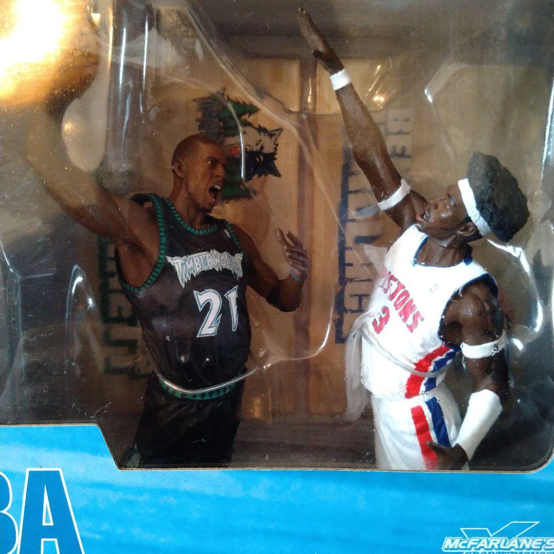 NBA マクファーレン 2体Boxシリーズ ガーネット ベンウォレス 髪アフロ