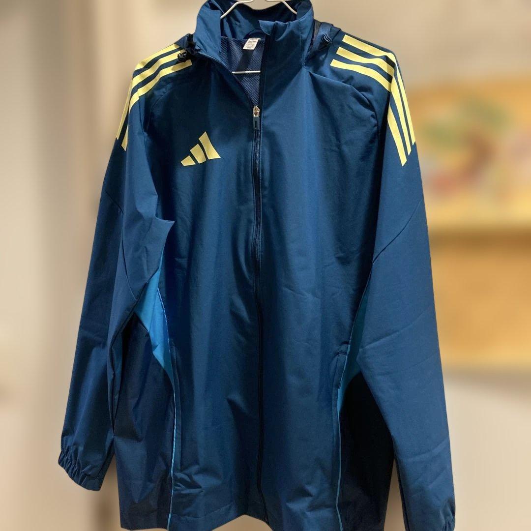 adidas TIRO25 コンペティションオールウェザージャケットマリンブルー adidas（アディダス） TIRO25 コンペティション オー