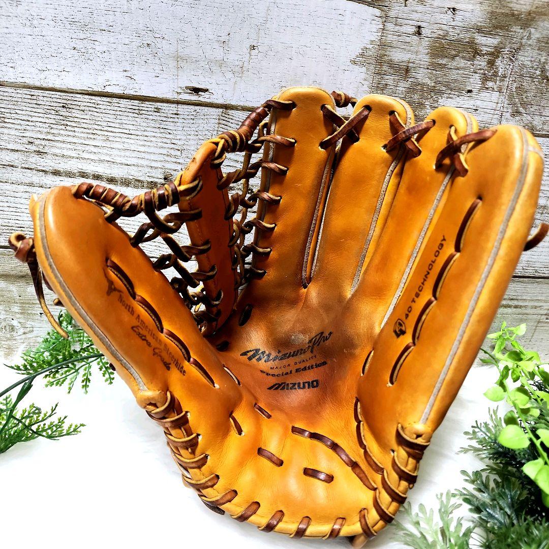即戦力】良型 ミズノプロビッグM 硬式外野手用グラブ イチローモデル