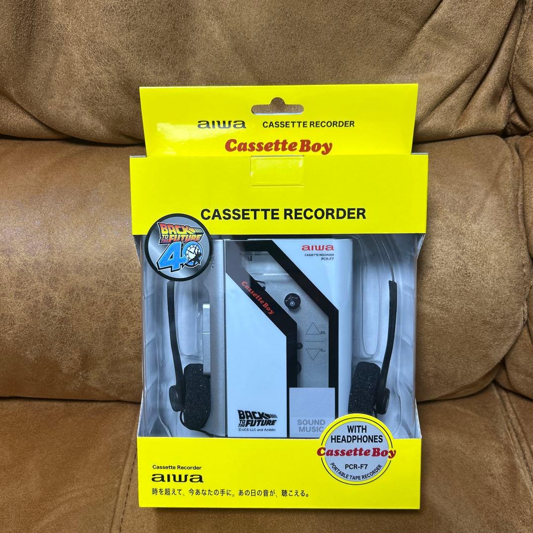 バックトゥザフューチャー ポータブルカセットプレーヤー バックトゥザフューチャー40周年 ポータブルカセットプレーヤー