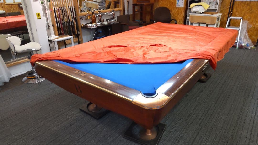 ビリヤード テーブル カバー 9フィート用 防水 （色ブラウン