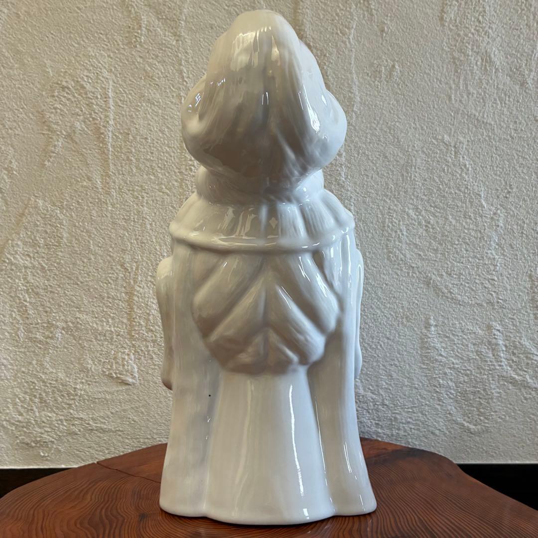 ✴︎ヴィンテージ✴︎古美術 台湾製 白磁 観音様 仏頭 高さ約33cm