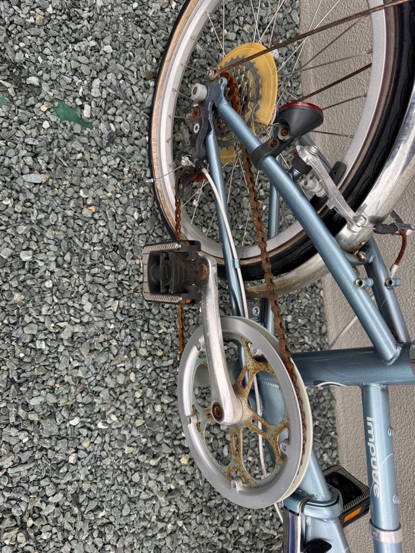 DAHON impulse 折りたたみ自転車 青 直接取引限定 静岡県 - メルカリ