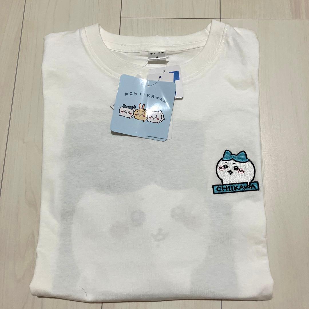 ちいかわ ハチワレ 今って朝…？ アベイル Tシャツ 3L - メルカリ