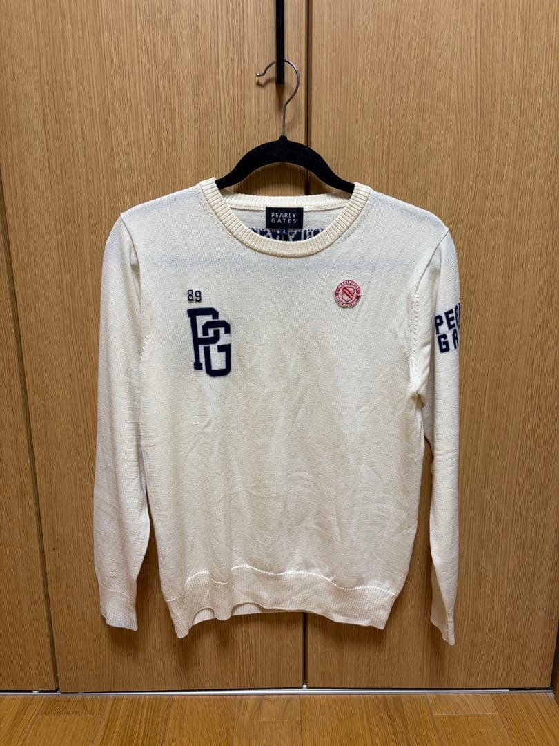 PEARLY GATES PGロゴセーター サイズ4 PEARLY GATES（パーリーゲイツ） ニット セーター 「PEARLY GATES」PG