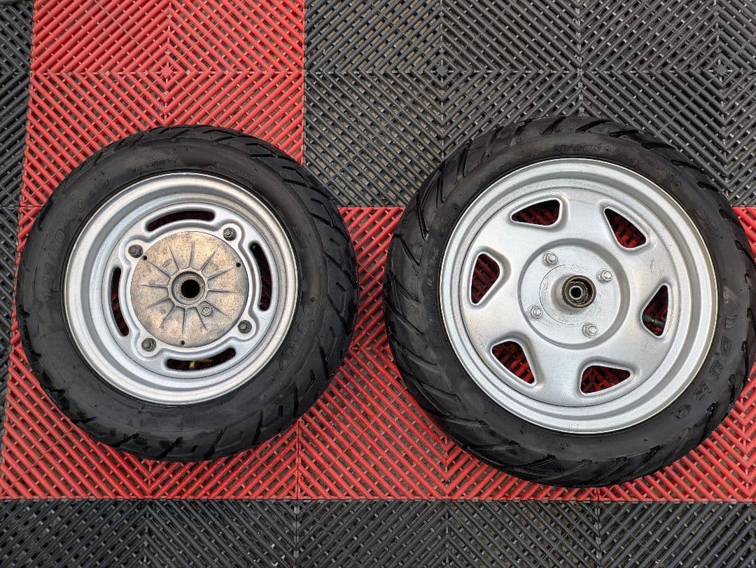 ☆最終値下げ☆フュージョン　鉄チンホイール　扁平タイヤセット ☆最終値下げ☆フュージョン鉄チンホイール扁平タイヤセット