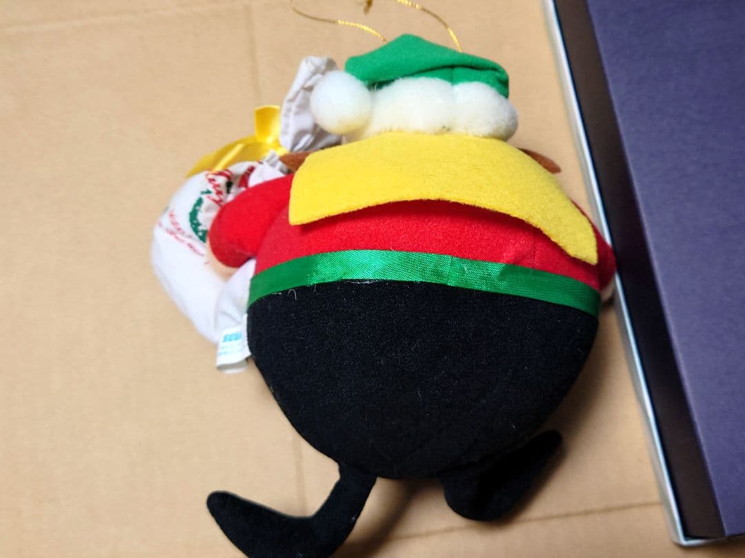 レトロ ソニック Dr.エッグマン クリスマス サンタ ぬいぐるみ 1994年