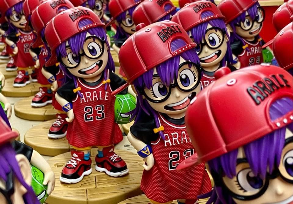 Dr.スランプ アラレちゃん バスケットボール ガレージキット フィギュア