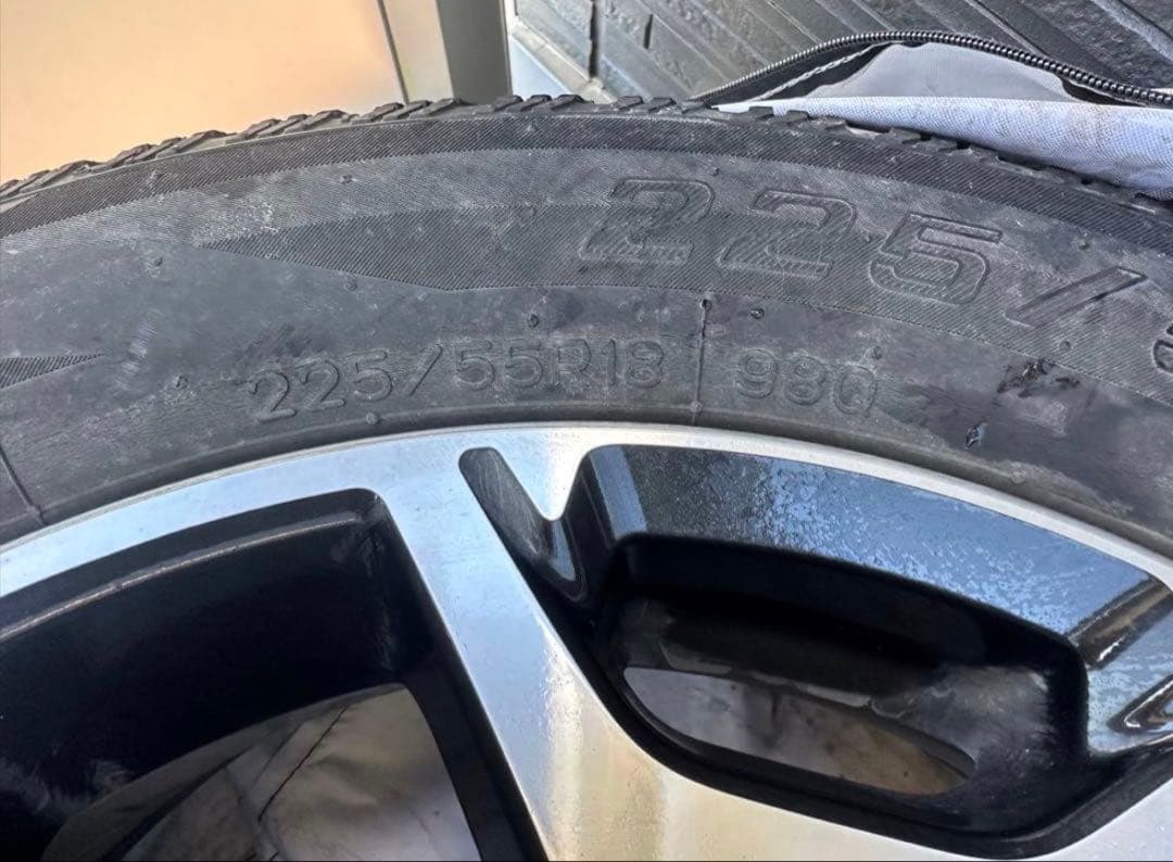 更に値下フォレスター純正ホイール4本セット 225/55R18 18インチ