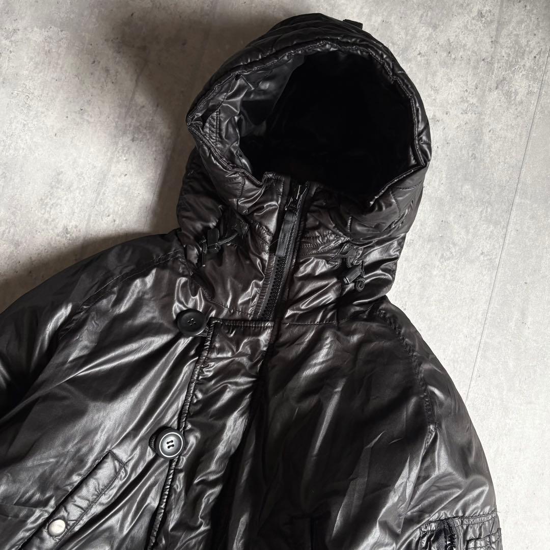 00s archive】N-2B ダウンジャケット 光沢 opium y2k - メルカリ