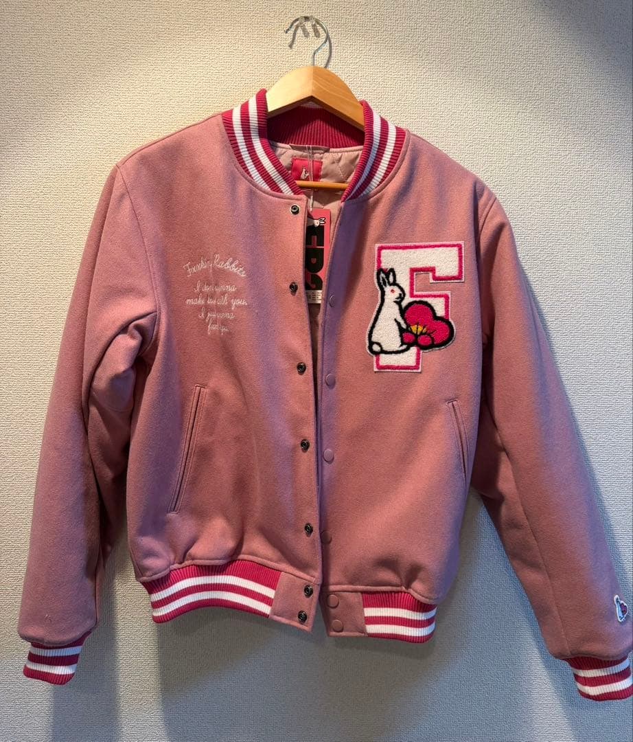 FR2梅　スタジャン FR2 梅 スタジャン アウター ラビット うさぎ 兎 うめ ピンク 激レア