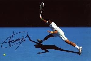 男子テニスチャンピオン証明書付ノバク・ジョコビッチ 直筆サイン入り