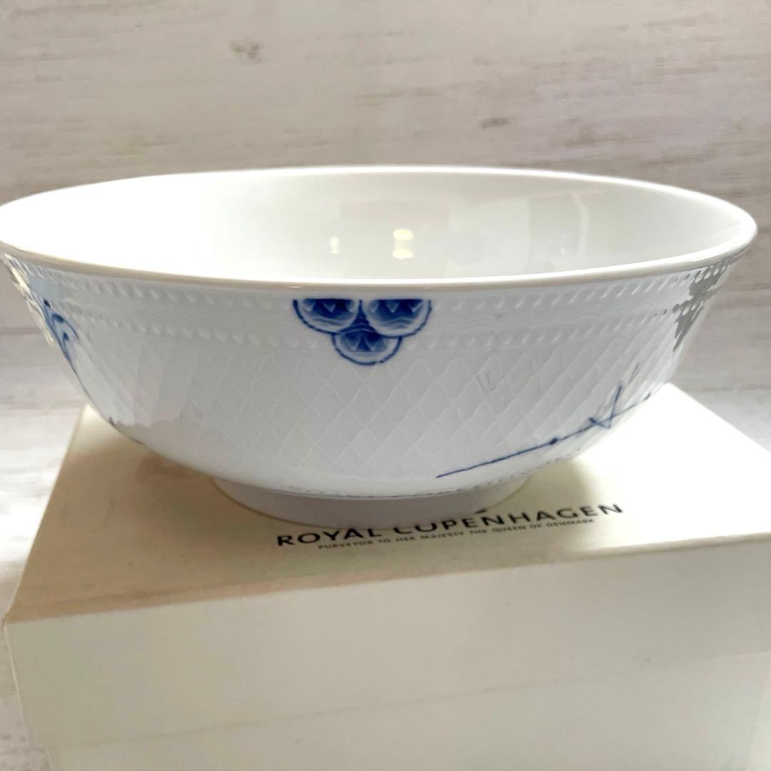 新品 ブランド箱入り ロイヤルコペンハーゲン ブルーパルメッテボウルL