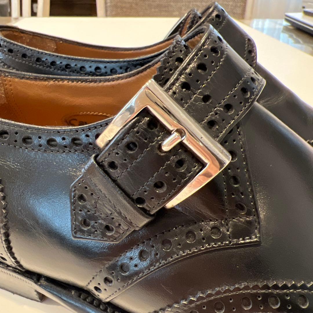 近日削除】Enzo Bonafe Carracci シングルモンクストラップ - メルカリ