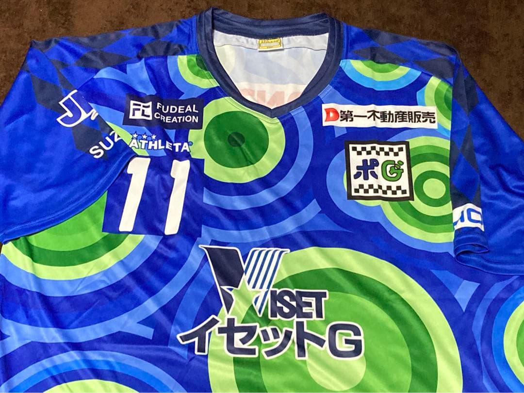 サイン入り 鈴鹿ポイントゲッターズ 三浦知良 カズ Kazu ユニフォーム