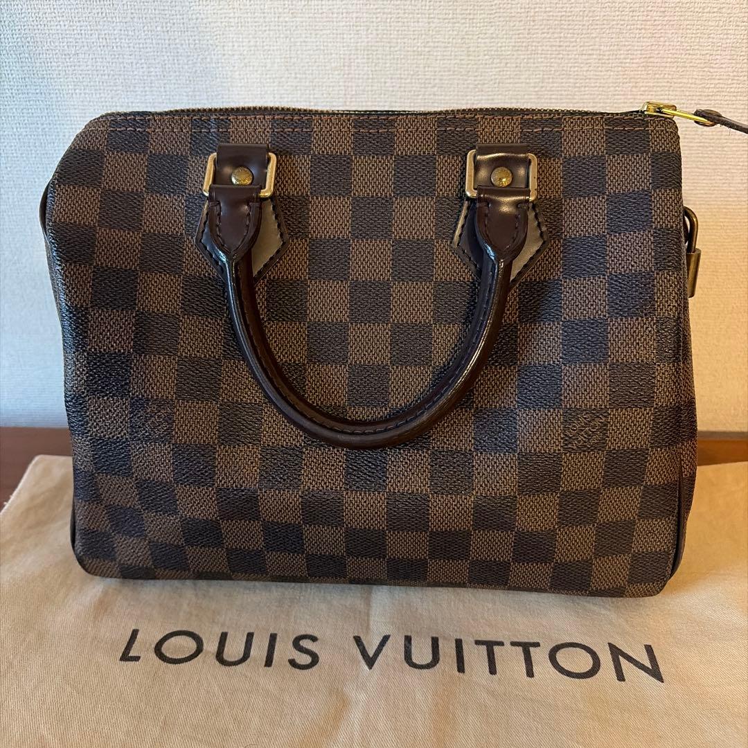 【値下げ】美品 LOUIS VUITTON ダミエ スピーディ25 ハンドバッグ 楽天市場】ルイヴィトン LOUIS VUITTON スピーディ25 ダミエ