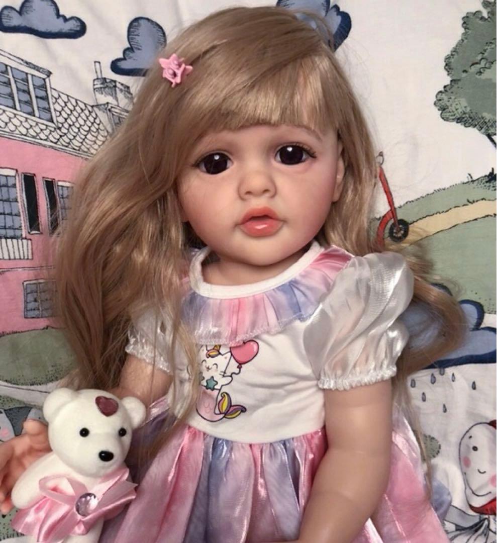 ⭐︎フルビニール　リペイント　リボーンドール　⭐︎ Amazon.co.jp: リバースドール、キッズおもちゃ23インチリボーンフル