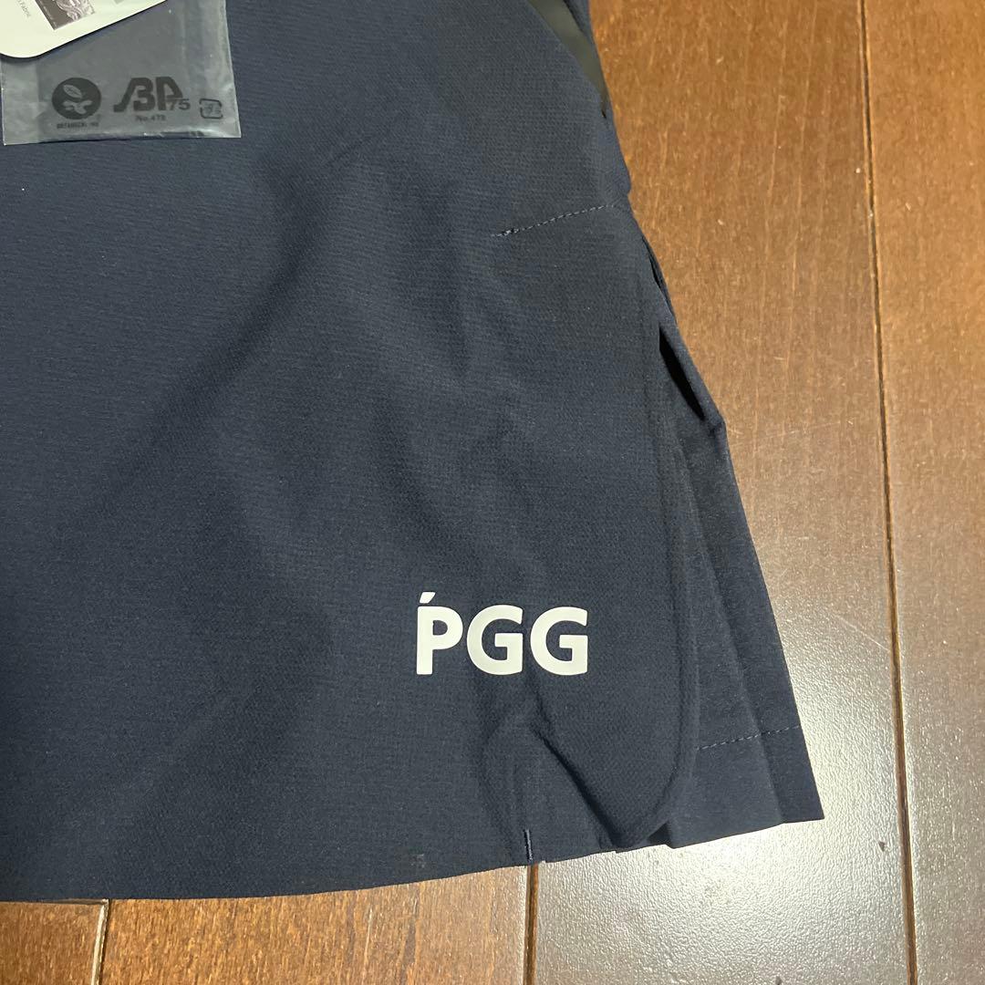 パーリーゲイツPGG N yトビーストレッチブラックプリーツ仕様スカート