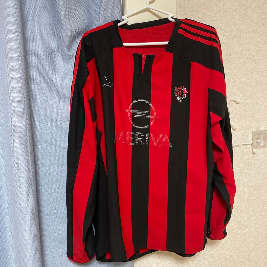 ACミラン ロンT サッカー 25-26 ACミラン HOME 長袖ユニフォーム／サッカーショップKAMO