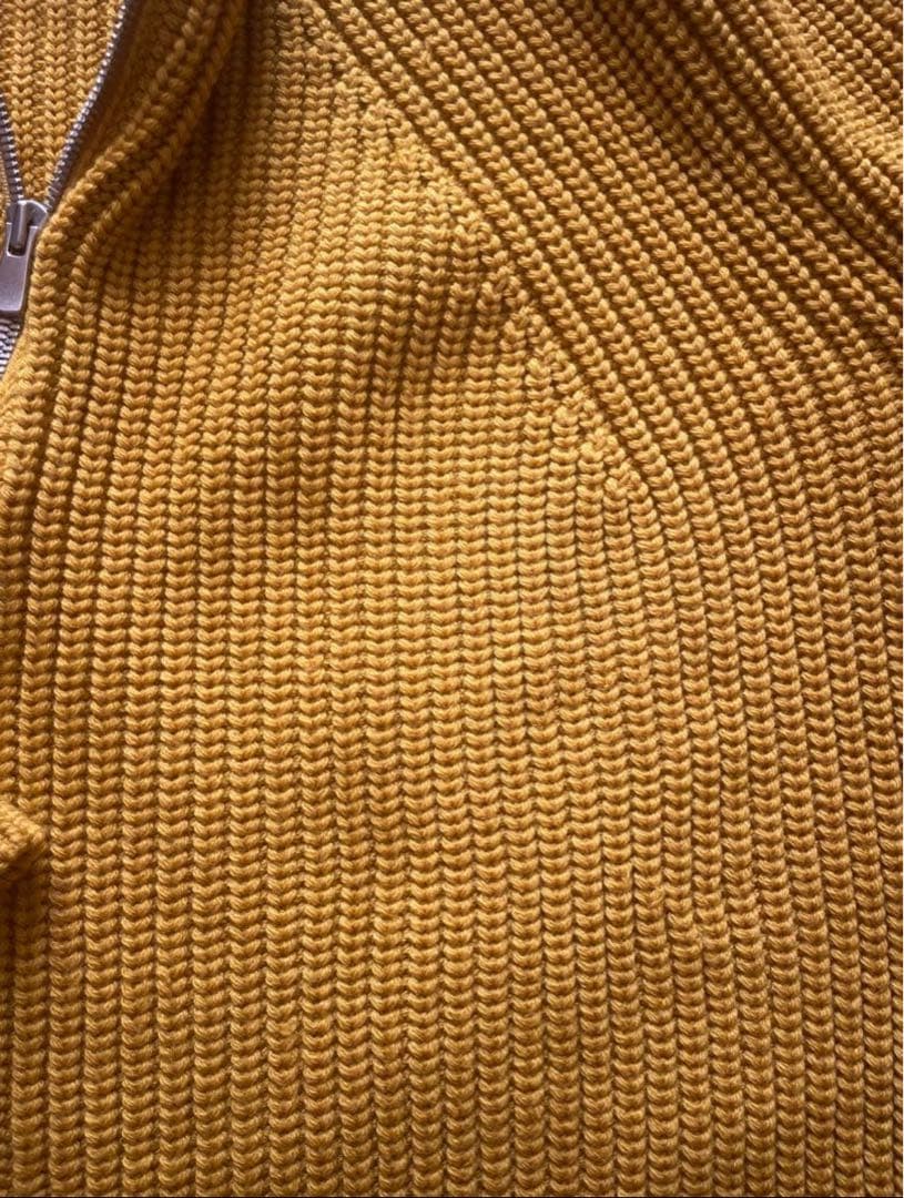 バトナー シグネチャー ドライバーズニット ジャケット ダブルジップ