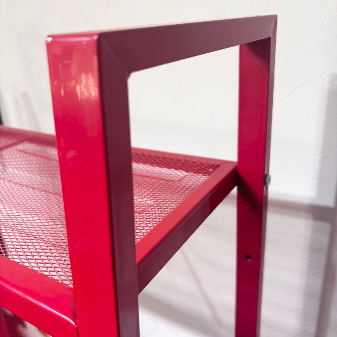 希少！新品・未使用品！IKEA LERBERG レールベリ 廃盤カラー レッド