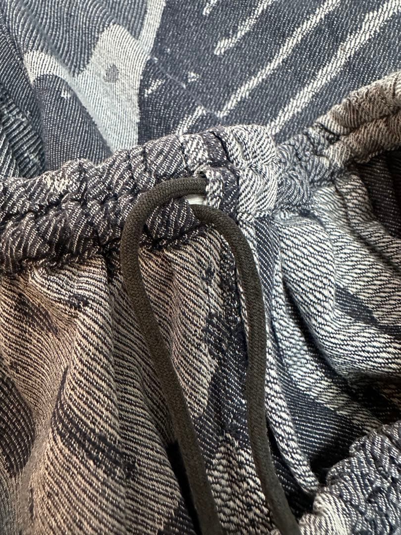 タマキニイメ モンペ ストレートパンツ 1点モノ コットン100% サイズ2