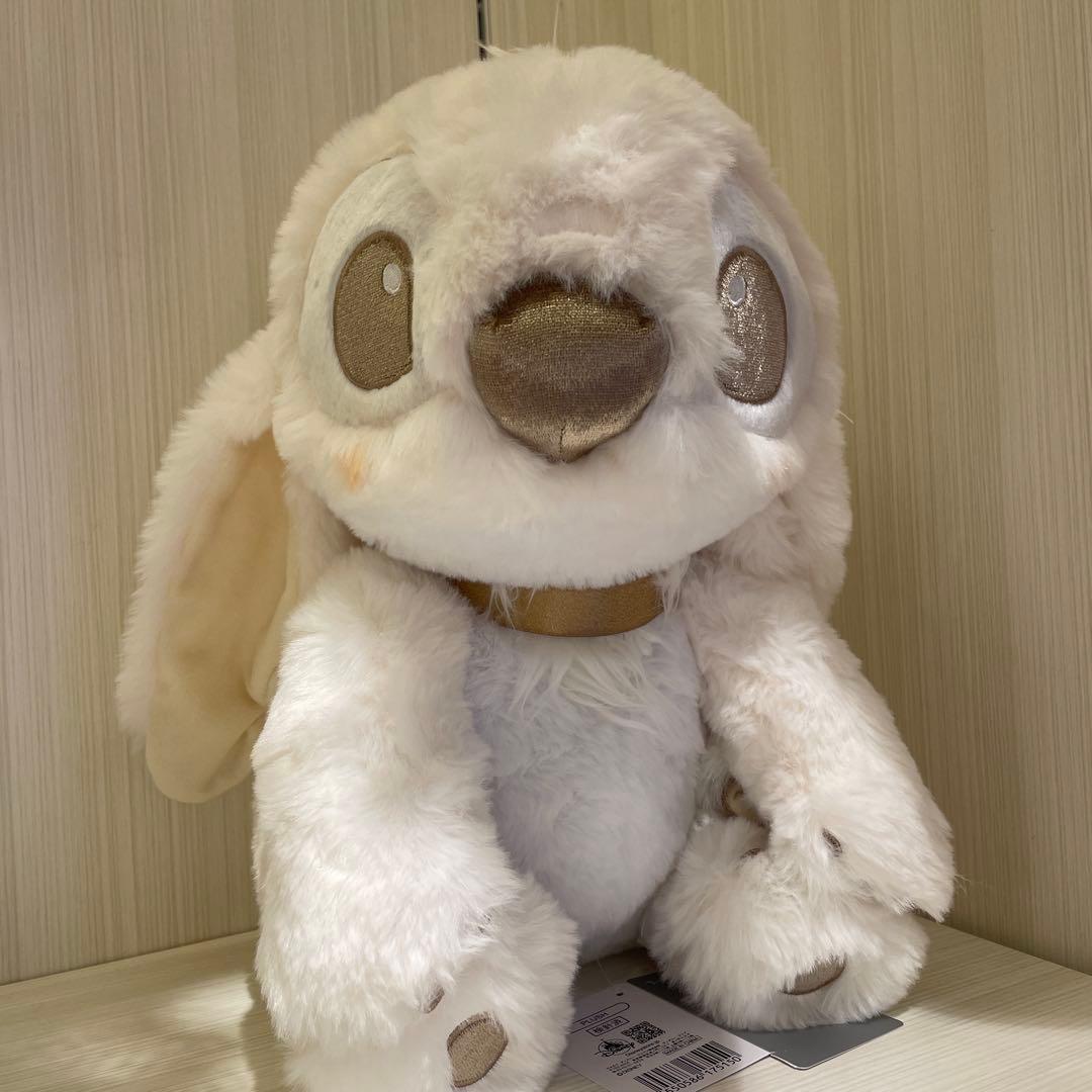 新品スティッチぬいぐるみ winter White - メルカリ