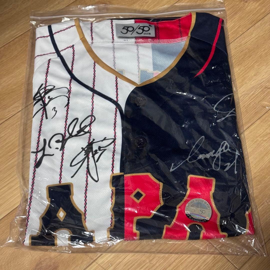 非売品 大谷翔平 WBC 2023 MVP 日本代表 サインプリントユニフォーム