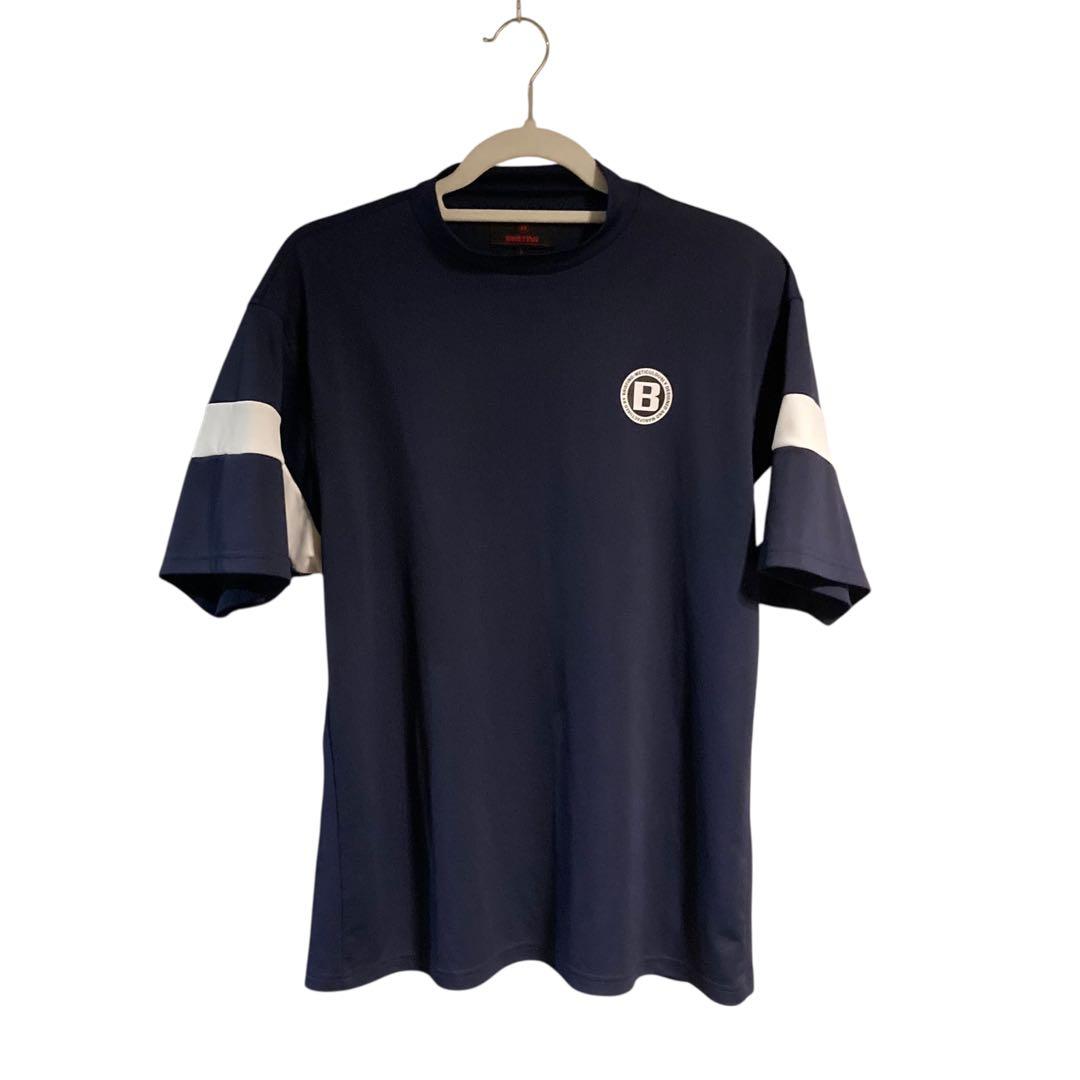 BRIEFING ネイビー Lサイズ ハイネックシャツ