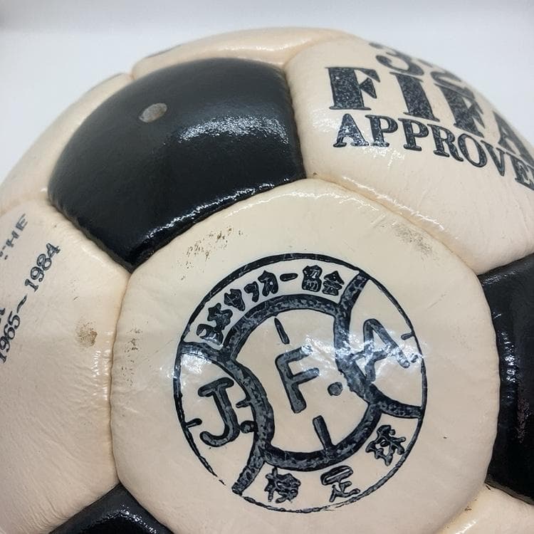 80's 本革手縫い サッカーボール PEACOCK ヴィンテージ 昭和レトロ