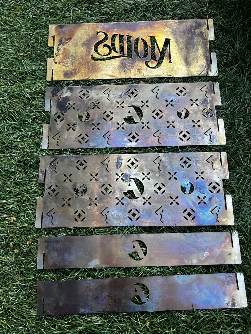 アシモクラフツ 焚火台 アシサークルMOLDS 真鍮レア - メルカリ