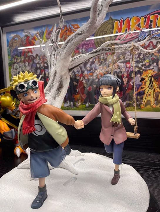 NARUTOナルトうずまきナルト日向ヒナタガレージキット ガレキ