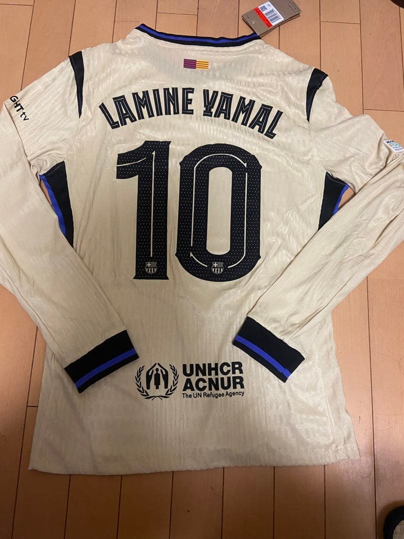 土日限定価格　FC バルセロナ Lamine Yamal アウェイユニフォーム 土日限定価格 FC バルセロナ Lamine Yamal アウェイユニフォーム 土日