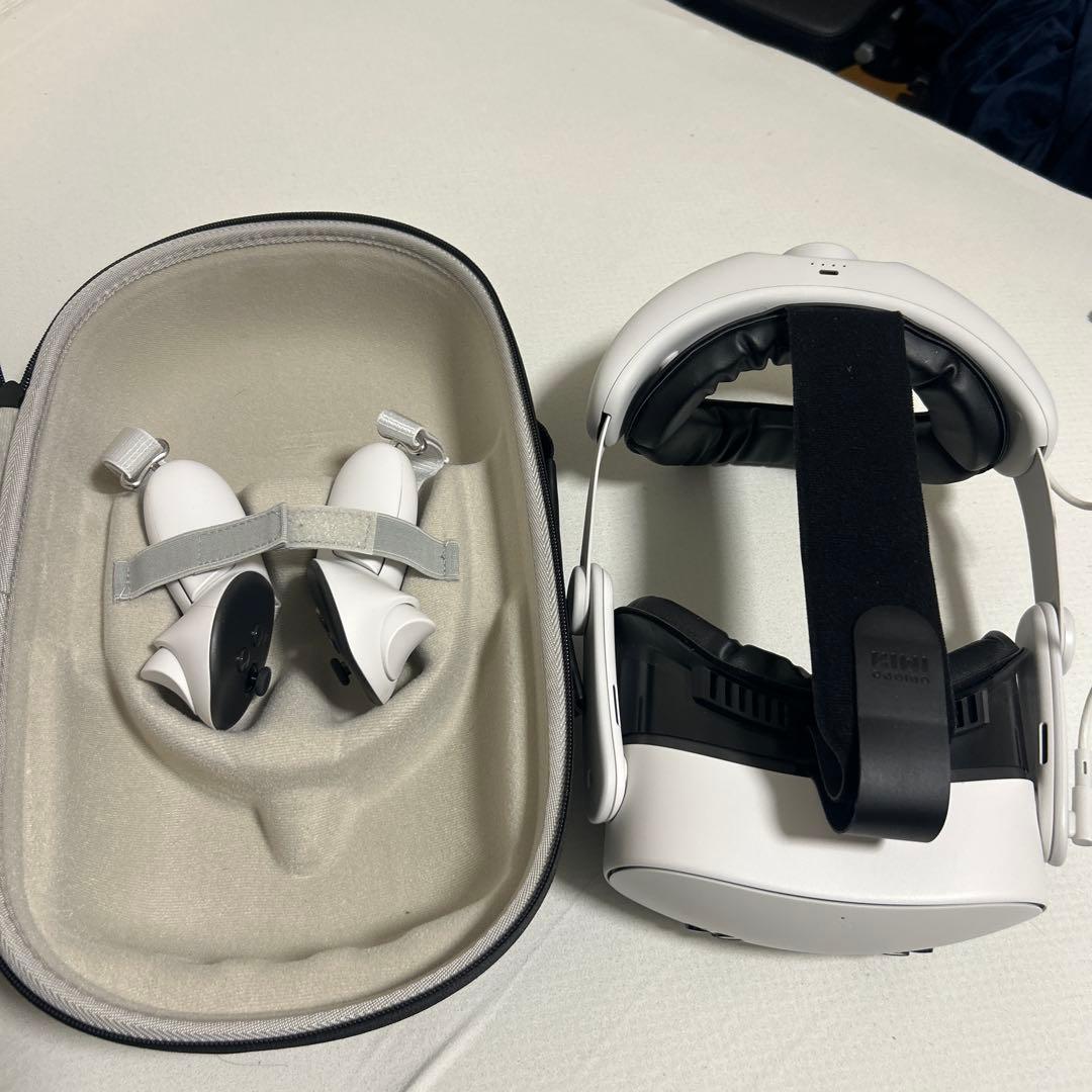  Quest 3s 128GB本体、バッテリーストラップなど5点 Amazon.co.jp: Meta Quest Eliteストラップバッテリー付き|Meta Quest