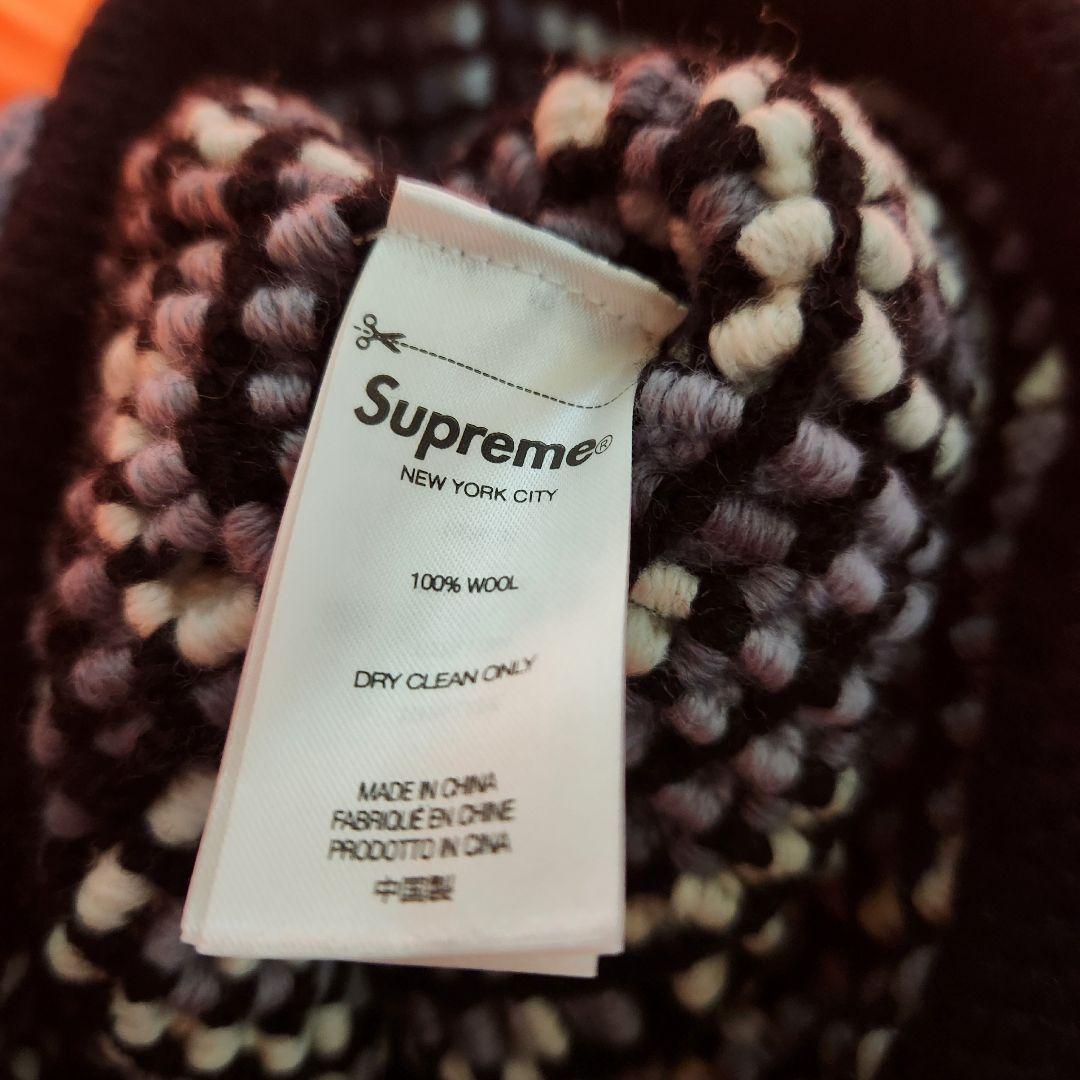 帽子 Supreme Yarn Applique Beanie \"Black\"