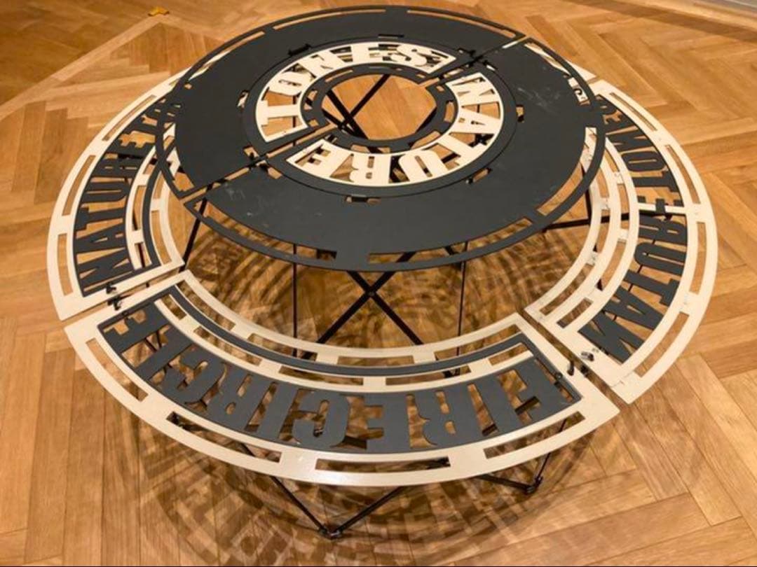 センターサークル＆オクタゴンサークルセット ネイチャートーンズ テーブル