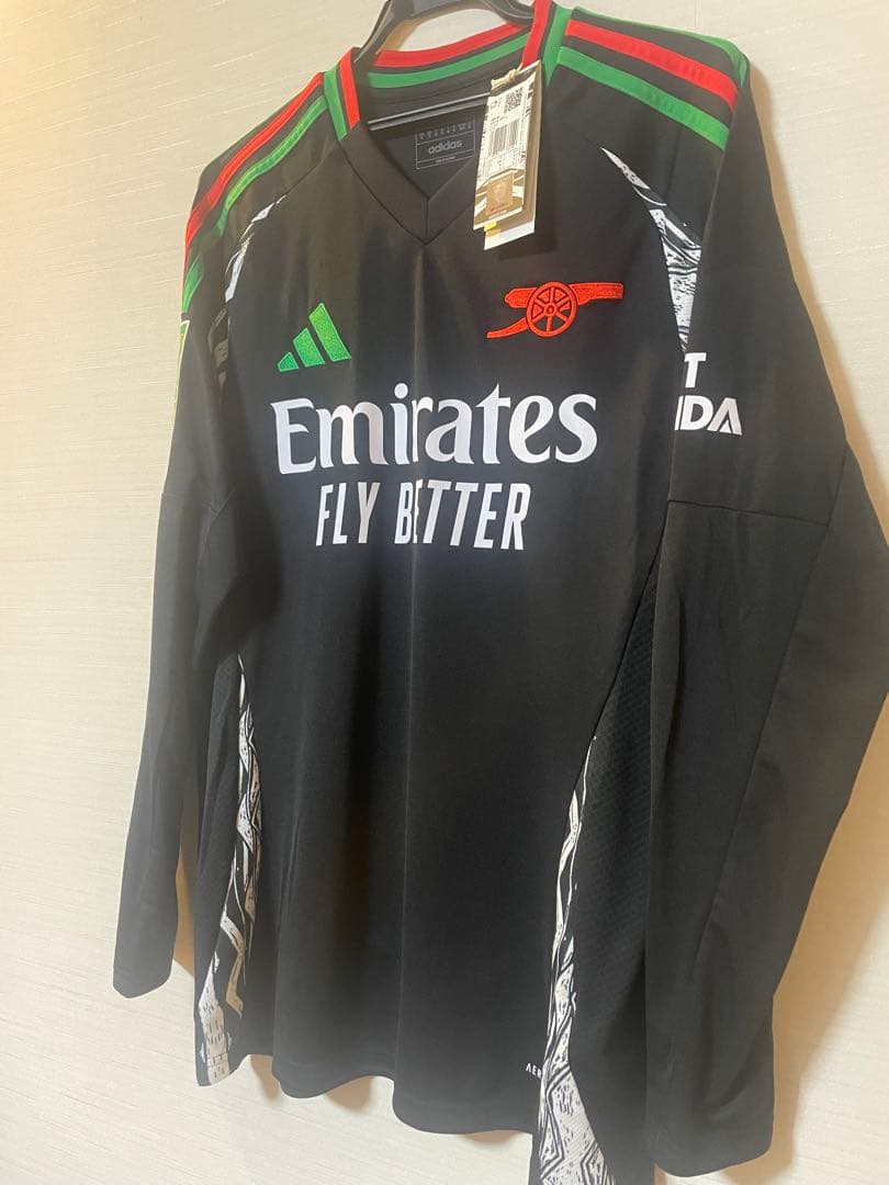 初ゴール カラバオ アーセナル ヌワネリ 24-25 アウェイ 長袖