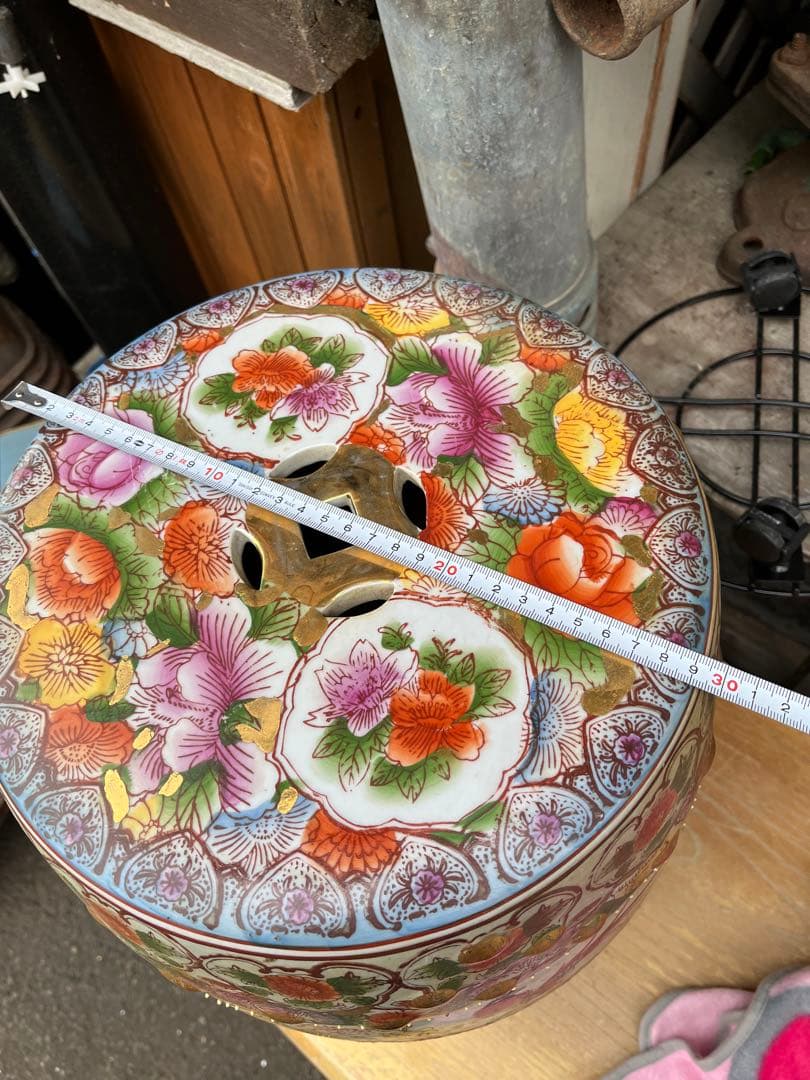 shota様専用です 九谷焼椅子、九谷博物館行き椅子、陶器椅子 - メルカリ