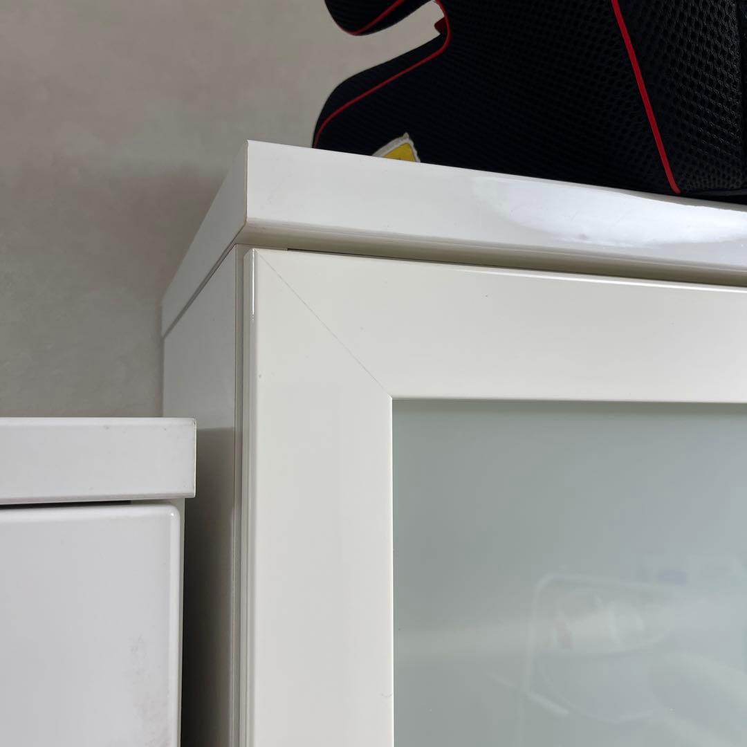 ニトリ 食器棚 幅80 クリスナ 80KB-WH