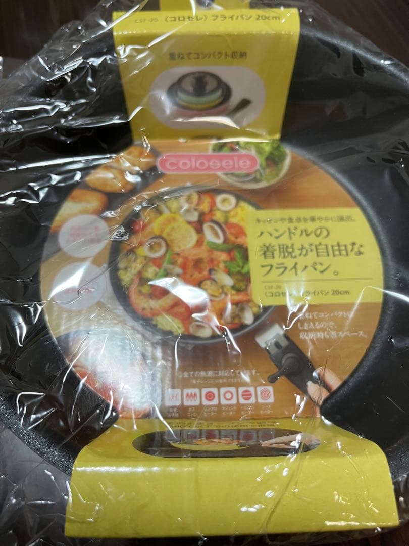 新品】 コロセレ フライパン•ガラス蓋•ハンドル 5点セット - メルカリ